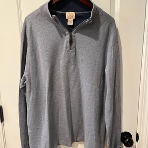 Jos A Bank quarter zip up sweater